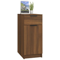 Thumbnail for Schreibtischschrank Braun Eiche 33,5x50x75 cm Holzwerkstoff