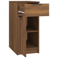 Thumbnail for Schreibtischschrank Braun Eiche 33,5x50x75 cm Holzwerkstoff