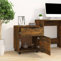 Thumbnail for Mobiler Aktenschrank mit Rollen Räuchereiche 45x38x54 cm
