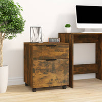 Thumbnail for Mobiler Aktenschrank mit Rollen Räuchereiche 45x38x54 cm