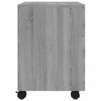 Thumbnail for Mobiler Aktenschrank mit Rollen Grau Sonoma 45x38x54 cm