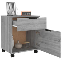 Thumbnail for Mobiler Aktenschrank mit Rollen Grau Sonoma 45x38x54 cm