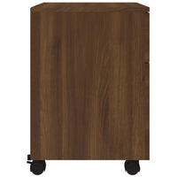 Thumbnail for Mobiler Aktenschrank mit Rollen Braun Eichen-Optik 45x38x54 cm