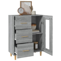 Thumbnail for Sideboard Grau Sonoma 69,5x34x90 cm Holzwerkstoff