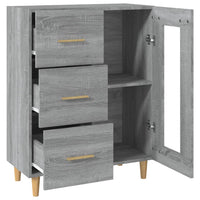 Thumbnail for Sideboard Grau Sonoma 69,5x34x90 cm Holzwerkstoff