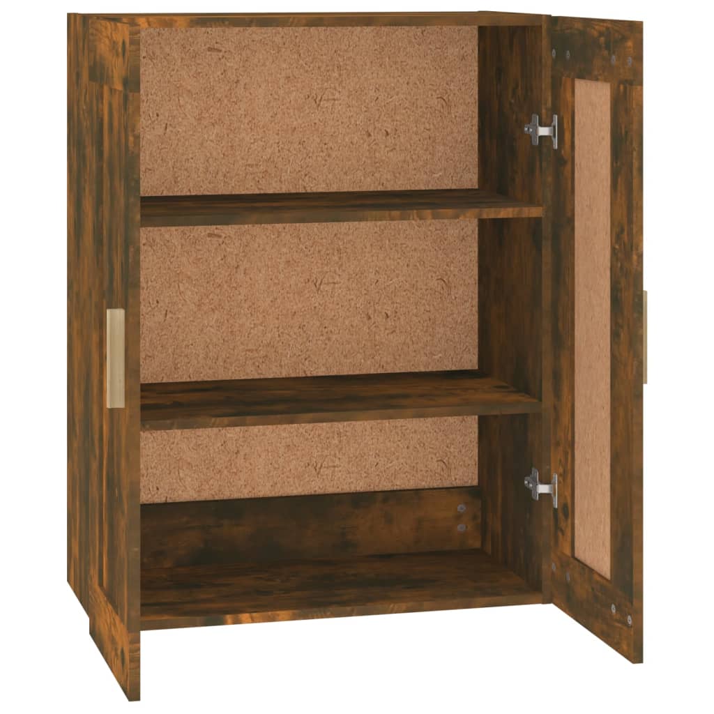 Wandschrank Räuchereiche 69,5x32,5x90 cm Holzwerkstoff