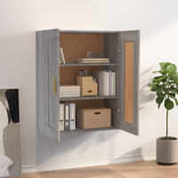 Thumbnail for Wandschrank Grau Sonoma 69,5x32,5x90 cm Holzwerkstoff