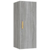 Thumbnail for Wandschrank Grau Sonoma 34,5x34x90 cm Holzwerkstoff