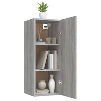 Thumbnail for Wandschrank Grau Sonoma 34,5x34x90 cm Holzwerkstoff