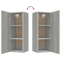 Thumbnail for Wandschrank Grau Sonoma 34,5x34x90 cm Holzwerkstoff