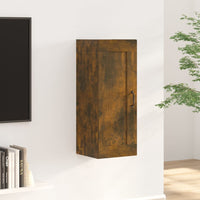 Thumbnail for Hängeschrank Räuchereiche 35x34x90 cm Holzwerkstoff