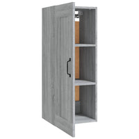 Thumbnail for Hängeschrank Grau Sonoma 35x34x90 cm Holzwerkstoff