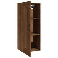 Thumbnail for Hängeschrank Braun Eichen-Optik 35x34x90 cm Holzwerkstoff