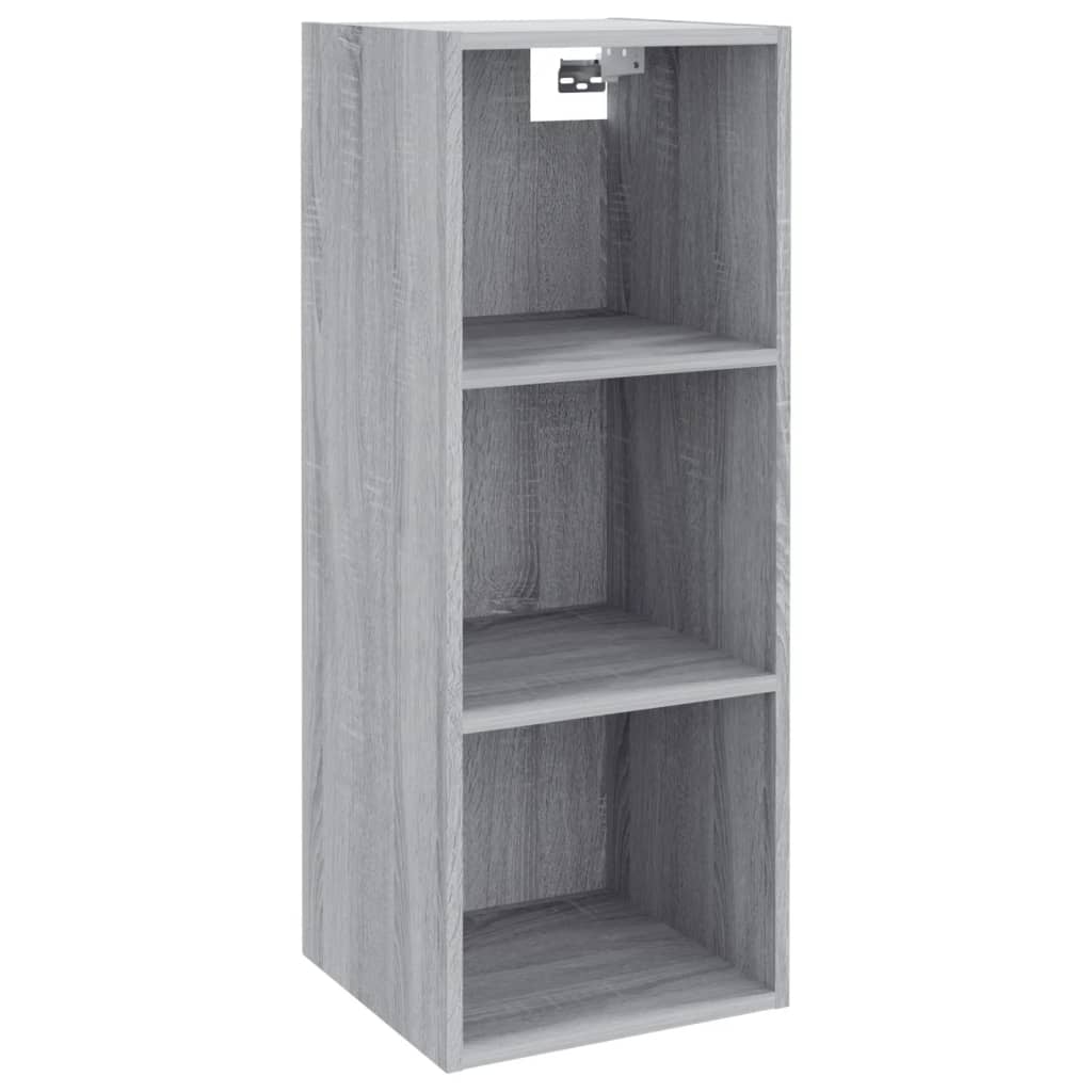 Wandschrank Grau Sonoma 32,5x34,5x90 cm Holzwerkstoff