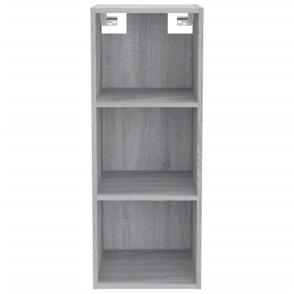 Wandschrank Grau Sonoma 32,5x34,5x90 cm Holzwerkstoff