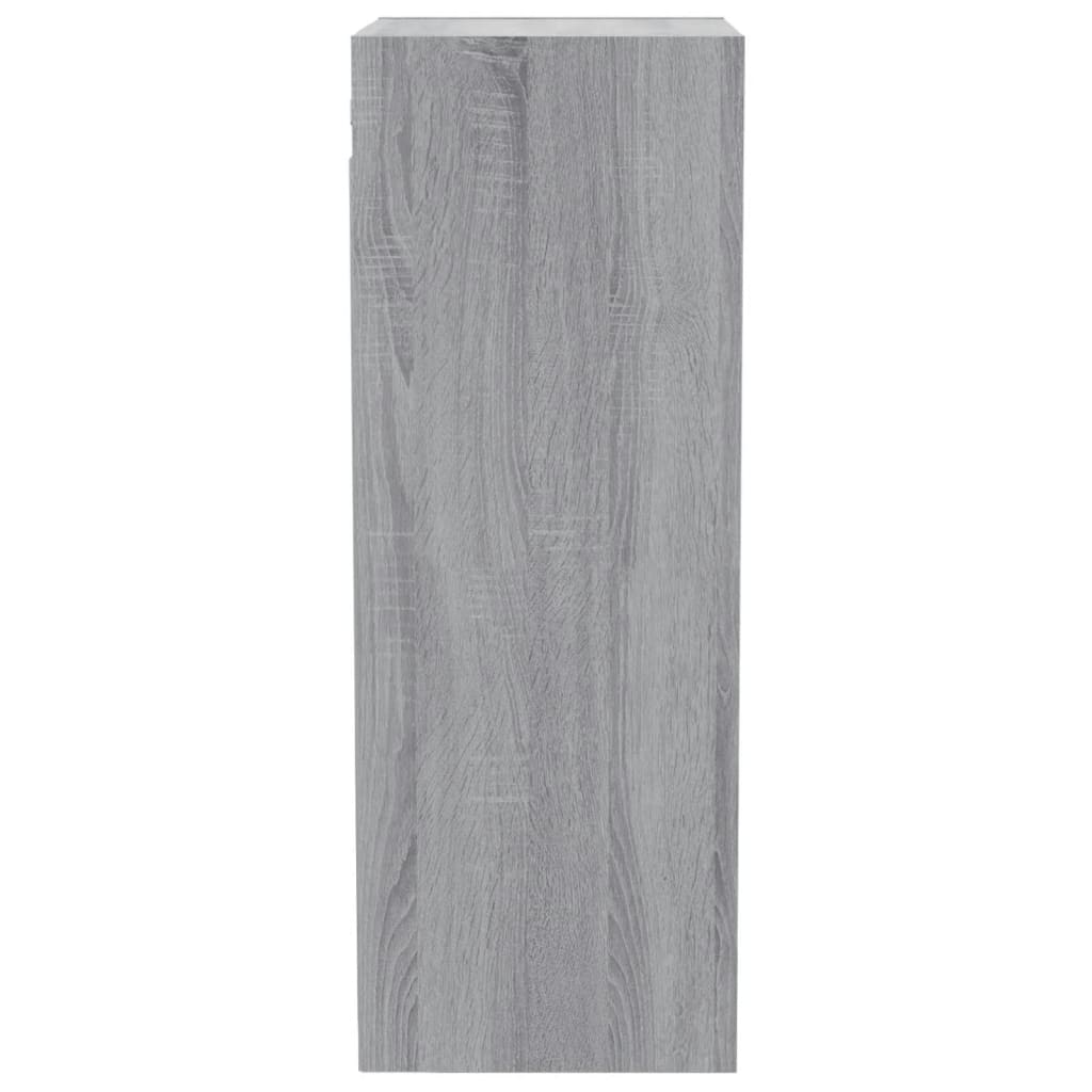 Wandschrank Grau Sonoma 32,5x34,5x90 cm Holzwerkstoff