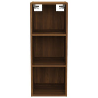 Thumbnail for Wandschrank Braun Eichen-Optik 34,5x32,5x90 cm Holzwerkstoff