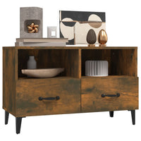 Thumbnail for TV-Schrank Räuchereiche 80x36x50 cm Holzwerkstoff