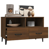 Thumbnail for TV-Schrank Braun Eichen-Optik 80x36x50 cm Holzwerkstoff