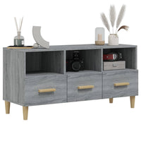 Thumbnail for TV-Schrank Grau Sonoma 102x36x50 cm Holzwerkstoff