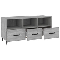 Thumbnail for TV-Schrank Grau Sonoma 102x35x50 cm Holzwerkstoff