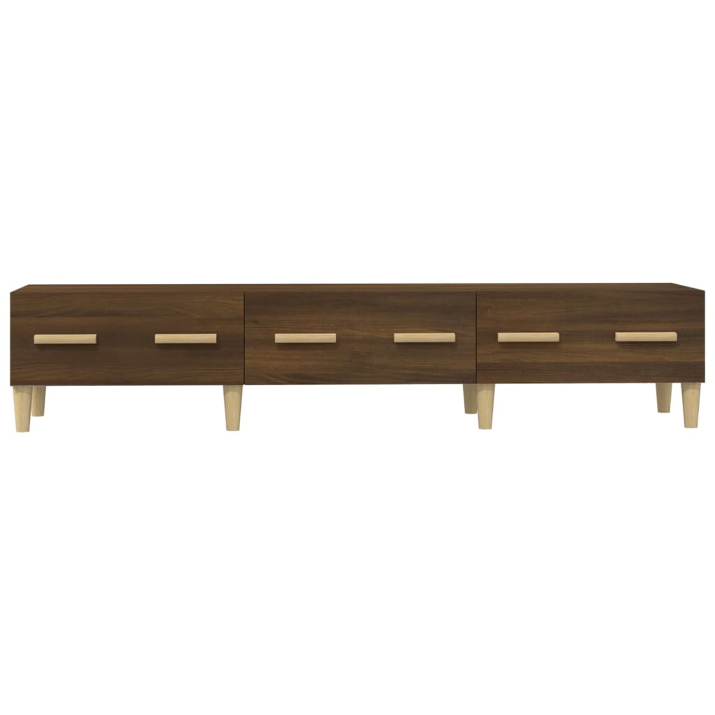 TV-Schrank Braun Eichen-Optik 150x34,5x30 cm Holzwerkstoff