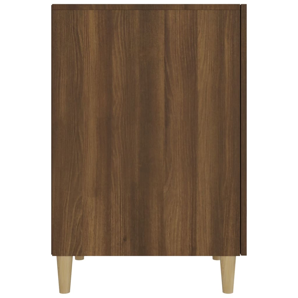 Schreibtisch Braun Eichen-Optik 140x50x75 cm Holzwerkstoff