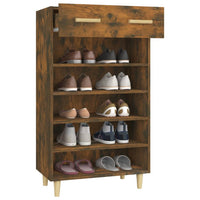 Thumbnail for Schuhschrank Räuchereiche 60x35x105 cm Holzwerkstoff