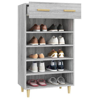 Thumbnail for Schuhschrank Grau Sonoma 60x35x105 cm Holzwerkstoff