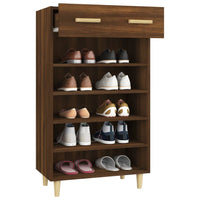 Thumbnail for Schuhschrank Braun Eichen-Optik 60x35x105 cm Holzwerkstoff
