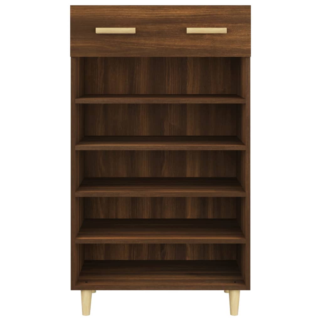Schuhschrank Braun Eichen-Optik 60x35x105 cm Holzwerkstoff