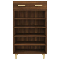 Thumbnail for Schuhschrank Braun Eichen-Optik 60x35x105 cm Holzwerkstoff