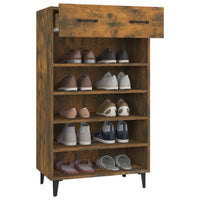 Thumbnail for Schuhschrank Räuchereiche 60x35x105 cm Holzwerkstoff