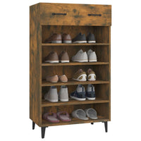 Thumbnail for Schuhschrank Räuchereiche 60x35x105 cm Holzwerkstoff