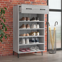 Thumbnail for Schuhschrank Grau Sonoma 60x35x105 cm Holzwerkstoff