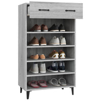 Thumbnail for Schuhschrank Grau Sonoma 60x35x105 cm Holzwerkstoff