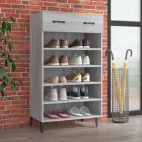 Thumbnail for Schuhschrank Grau Sonoma 60x35x105 cm Holzwerkstoff