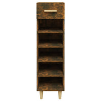 Thumbnail for Schuhschrank Räuchereiche 30x35x105 cm Holzwerkstoff