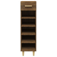 Thumbnail for Schuhschrank Braun Eichen-Optik 30x35x105 cm Holzwerkstoff