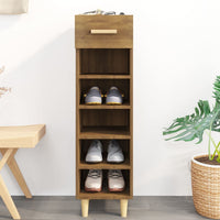 Thumbnail for Schuhschrank Braun Eichen-Optik 30x35x105 cm Holzwerkstoff