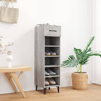 Thumbnail for Schuhschrank Grau Sonoma 30x35x105 cm Holzwerkstoff