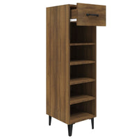 Thumbnail for Schuhschrank Braun Eichen-Optik 30x35x105 cm Holzwerkstoff