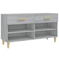 Thumbnail for Schuhschrank Grau Sonoma 102x35x55 cm Holzwerkstoff