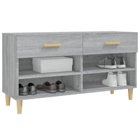 Thumbnail for Schuhschrank Grau Sonoma 102x35x55 cm Holzwerkstoff