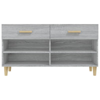 Thumbnail for Schuhschrank Grau Sonoma 102x35x55 cm Holzwerkstoff