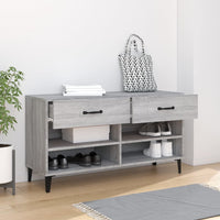 Thumbnail for Schuhschrank Grau Sonoma 102x35x55 cm Holzwerkstoff