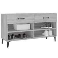 Thumbnail for Schuhschrank Grau Sonoma 102x35x55 cm Holzwerkstoff