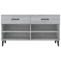 Thumbnail for Schuhschrank Grau Sonoma 102x35x55 cm Holzwerkstoff