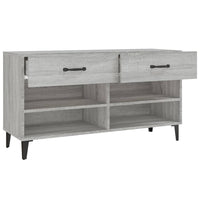 Thumbnail for Schuhschrank Grau Sonoma 102x35x55 cm Holzwerkstoff
