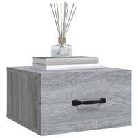 Thumbnail for Wand-Nachttische 2 Stk. Grau Sonoma 35x35x20 cm